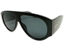 Oversized Classic Vintage Retro Style SUNGLASSES Large Super Thick Black Frame Dark Lens 15013