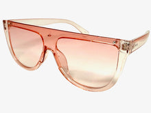 Classy Elegant Modern Rerto Shield Style SUNGLASSES Pink Frame 6515