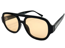 Classic Vintage Retro Style SUNGLASSES Large Thick Black Acetate Frame C005