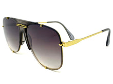 Oversized Classic Vintage Retro Hip Hop Aviator Style SUNGLASSES Gold Frame E0693