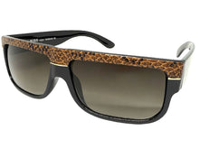 Classic Vintage Retro Hip Hop Rapper Pimp Style SUNGLASSES Thick Black Snakeskin Frame 1221