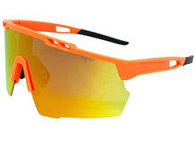 Oversized Retro Sporty Wrap Around Style SUNGLASSES Large Gold POLARIZED Lens XSP0007