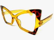 Oversized Vintage Retro Style Clear Lens EYEGLASSES Large Funky Frame 97198
