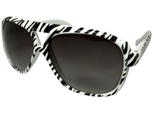 Oversized Exaggerated Vintage Retro Style SUNGLASSES Large Zebra - Tiger Print Frame 1166