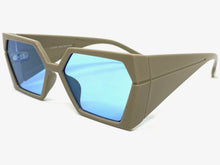 Exaggerated Modern Retro Futuristic Style SUNGLASSES Thick Funky Gray Frame 80811