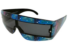 Space Futuristic Robotic Cyclops Shield Costume Party SUNGLASSES Galaxy Frame K019