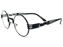 Classic Vintage Retro Style Clear Lens EYEGLASSES Round Black Frame 10700