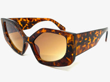 Oversized Exaggerated Funky Vintage Retro Style SUNGLASSES Thick Tortoise Frame E2123
