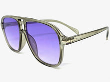 Classic Vintage Retro Aviator Style SUNGLASSES Gray Frame 80586