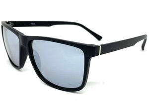 Classic Biker Sporty Trendy Stylish SUNGLASSES Square Black Frame 6820