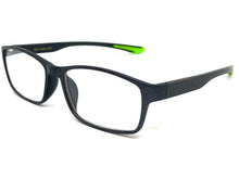 Sleek Contemporary Modern Sporty Style READING GLASSES READERS Gray Frame Lens Strength +3.00