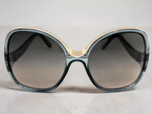 Oversized Exaggerated Vintage Retro Style SUNGLASSES Large Square Gray & Rose Gold Frame 30340
