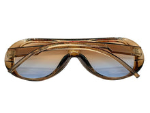 Exaggerated Classic Vintage Retro Style SUNGLASSES Brown Frame - Ombre Lens 2465