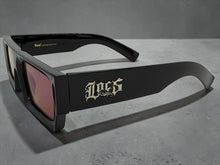 Classic Hardcore Biker Gangster Style LOCS SUNGLASSES X-Large Thick Black Frame - Green Lens 91321