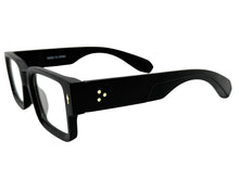 Classic Vintage Retro Style Clear Lens EYEGLASSES Thick Square Black Frame 35009