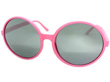 Oversized Classic Vintage Retro Style SUNGLASSES X-Large Round Pink Frame 15032
