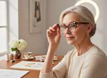 Oversized Vintage Retro Cat Eye Style Clear Lens EYEGLASSES Large Brown Optical Frame 13188