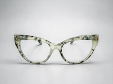 Classic Elegant Vintage Retro Cat Eye Style READING GLASSES READERS Marble Frame +2.00