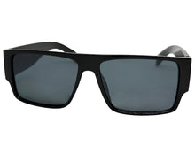 Classic Hardcore Biker Gangster Style LOCS SUNGLASSES Black Frame - Dark Lens 91292