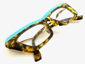 Classic Modern Retro Cat Eye Style Clear Lens EYEGLASSES Large Multicolor Frame 5035