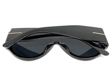 Oversized Classic Vintage Retro Style SUNGLASSES Large Super Thick Black Frame Dark Lens 15013