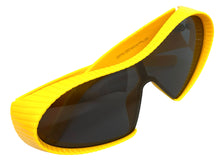 Oversized Exaggerated Modern Retro Futuristic Style SUNGLASSES Large Yellow Frame 1308