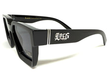 Classic Hardcore Biker Gangster Style LOCS SUNGLASSES Black Frame - Dark Lens 91209