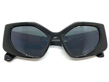 Oversized Exaggerated Funky Vintage Retro Style SUNGLASSES Thick Black Frame E2123