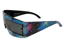 Space Futuristic Robotic Cyclops Shield Costume Party SUNGLASSES Galaxy Frame K019