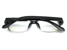 Classic Vintage Retro Style Clear Lens Blue Light Block Computer EYEGLASSES Black Frame 55013