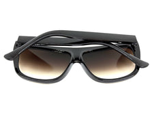 Oversized Classic Vintage Retro Style SUNGLASSES Large Black Snakeskin Frame 1201