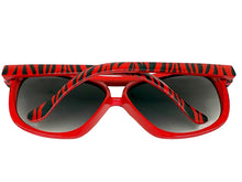 Oversized Exaggerated Vintage Retro Style SUNGLASSES Large Zebra - Tiger Print Frame 1166