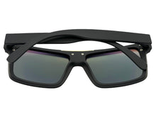 Classic Biker Motorcycle Riding Fishing Wrap Shield Style POLARIZED SUNGLASSES Black Frame - Pink Lens X0023