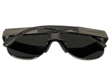 Classic Hardcore Biker Gangster Hip Hop Rapper Style SUNGLASSES Gunmetal Frame - Super Dark Lens 4000