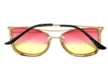 Classic Vintage Retro Cat Eye Style SUNGLASSES Funky Gold Frame A305
