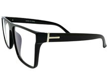 Classy Contemporary Modern Style Clear Lens Blue Light Block Computer EYEGLASSES Black Frame 35004