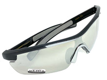 Classic Sporty Wrap Around Style Cycling Biker SUNGLASSES Black Frame 4010