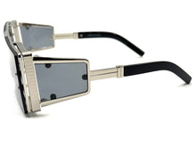 Classic Hardcore Gangster Hip Hop Rapper Pimp Style SUNGLASSES Silver Frame 79004