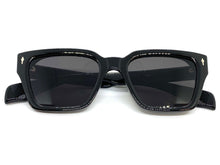 Classic Vintage Retro Style SUNGLASSES Square Black Frame 5011