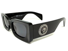 Classic Hardcore Biker Gangster Style SUNGLASSES Black Frame - Dark Lens 5015