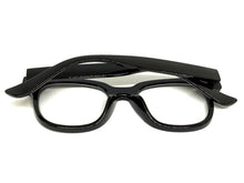 Classic Vintage Retro Style Clear Lens Blue Light Block Computer EYEGLASSES Black Frame I135