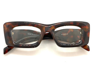 Exaggerated Vintage Retro Style Clear Lens EYEGLASSES Thick Tortoise Frame 81260