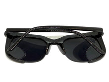 Classic Vintage Retro Style SUNGLASSES Square Black Frame - Dark Lens 1678