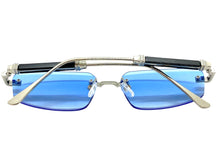 Classy Elegant Luxury Modern Style SUNGLASSES Rimless Silver Frame 5335