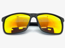 Classic Biker Sporty Trendy Stylish SUNGLASSES Square Black Frame 6820