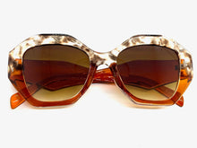 Exaggerated Vintage Retro Style SUNGLASSES Funky Animal Print Frame E1683