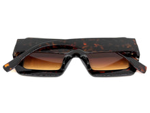 Oversized Exaggerated Vintage Retro Style SUNGLASSES Large Square Tortoise Frame 1351