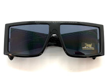 Oversized Biker Gangster Hardcore LOCS SUNGLASSES Black Frame Red Bandana 91160