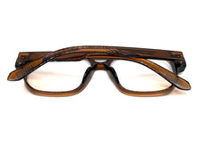 Classic Vintage Retro Style Clear Lens Blue Light Block Computer EYEGLASSES Brown Frame 55013