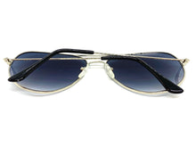 Classic Vintage Retro Aviator Style SUNGLASSES Silver Frame 1106